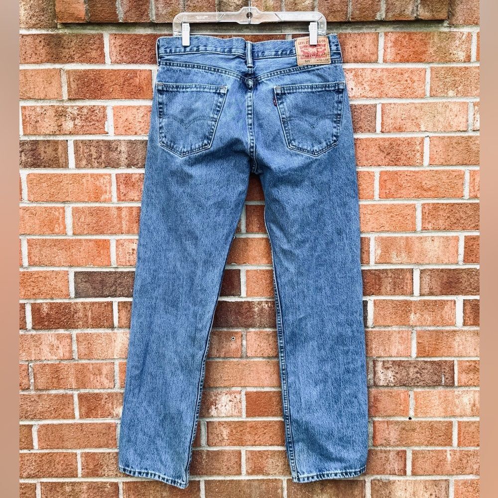 Levi's Men's 505 Straight Blue Jeans sz 34x34 CW2917 Red Tab